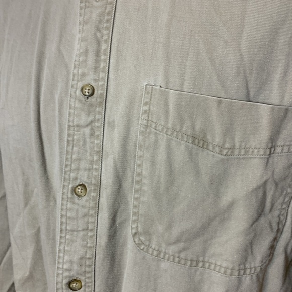 Adirondack by Saville Row Vintage Twill Weave Canvas Button Down Size Medium - Picture 2 of 7